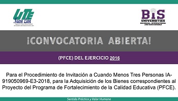 CONVOCATORIA PFCE 2016