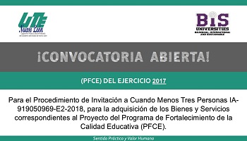 CONVOCATORIA PFCE 2017