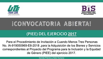 CONVOCATORIA PIEE 2017