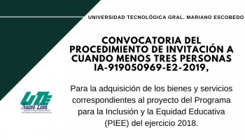 CONVOCATORIA PIEE 2018