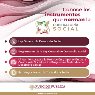 Infografía 1 Conoce los instrumentos que norman la Contraloría Socia (1)