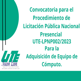 LP Adquisición de Equipo de Cómputo. (1)